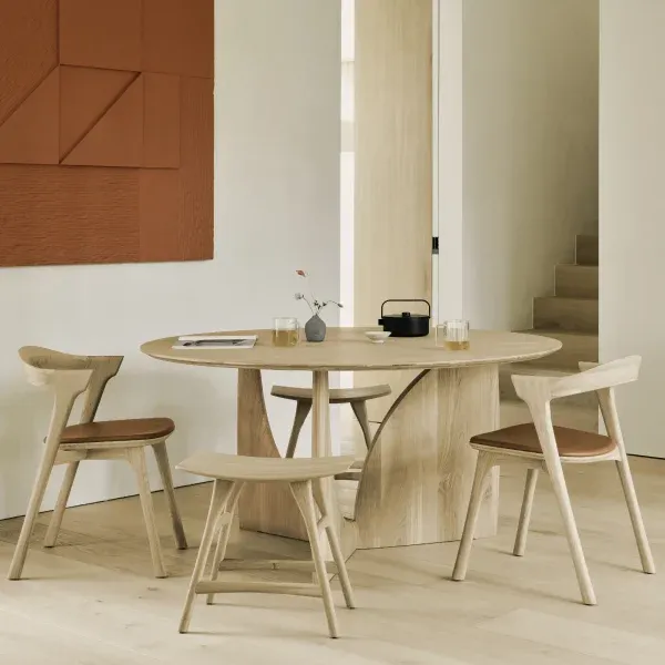 Geometric dining table